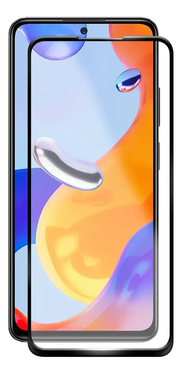 Película Vidro 3d P/ Redmi Note 11 Pro Preta - 1